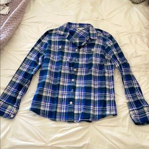 J. Crew Blue Flannel Women’s